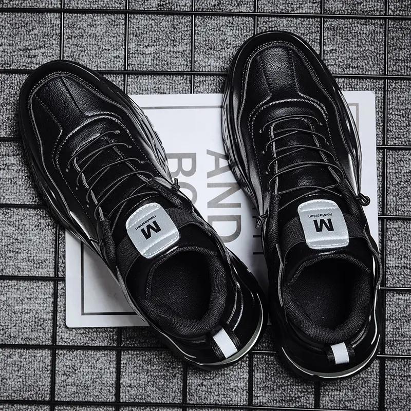 Winter Plus Velvet Warm Men's Sports Shoes Fashion Footwear Casual Shoes Trend Student Running Shoes Men