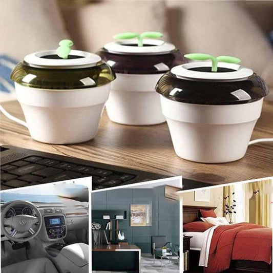 Mini ozone generator deodorizing air purifier, Portable air deodorizer for small space environments
