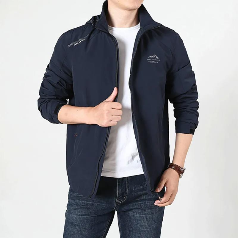 Jeep Shield Jacket Men's Autumn Outdoor Loose Large Size Thin Casual Top Jacket Men