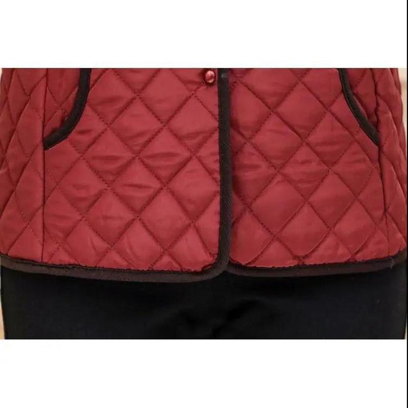 Winter Lightweight Down Cotton Jacket Cotton Padded Short Parka Coat with Stand-up Collar To Keep Warm Down Cotton Jacket Women
