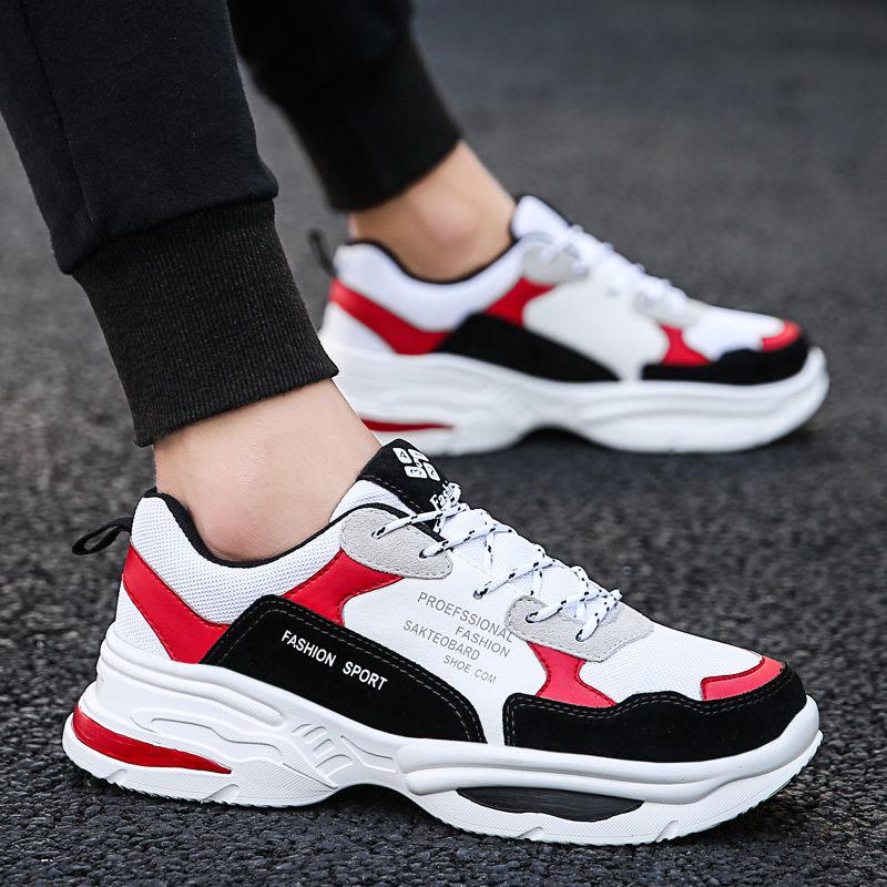 Skateboard Shoes Men Fashion Casual Outdoor Sports Sneakers Flat Dance Street Shoes