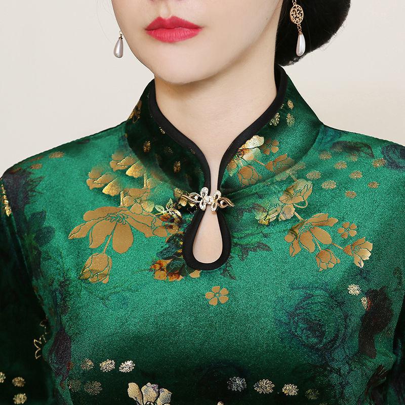 Chinese Women's Charming Mini Dress Evening Dress Dragon & Phoenix Cheongsam Qipao Large Size
