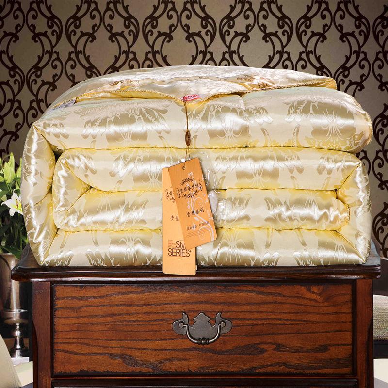 Silk Quilt 100% Mulberry Silk Cotton Quilt Winter Thickening Dormitory Single Warm Winter Quilt Core Double Air-conditioned Quilt