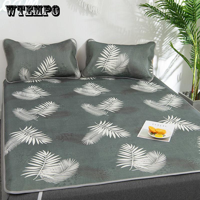 WTEMPO Student Dormitory Air-conditioned Seats Soft Mat Mat Ice Silk Seats 2/3pcs Washable Summer