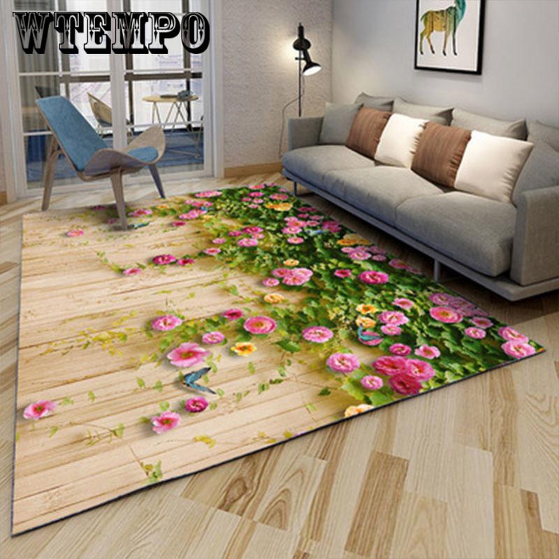 Cartoon 3d Large Modern Area Rug Living Room Livingroom Home Mats Children Bedroom Carpet