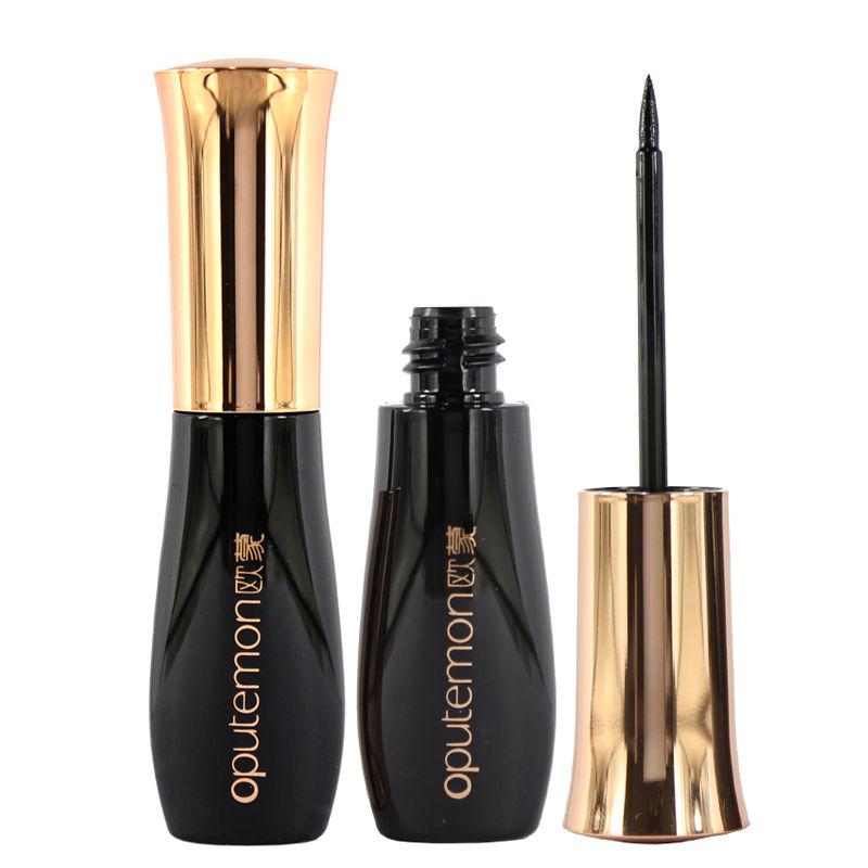Fast-drying long-lasting non-staining eye makeup Eyeliner is smooth, ultra-fine soft tip, black pen