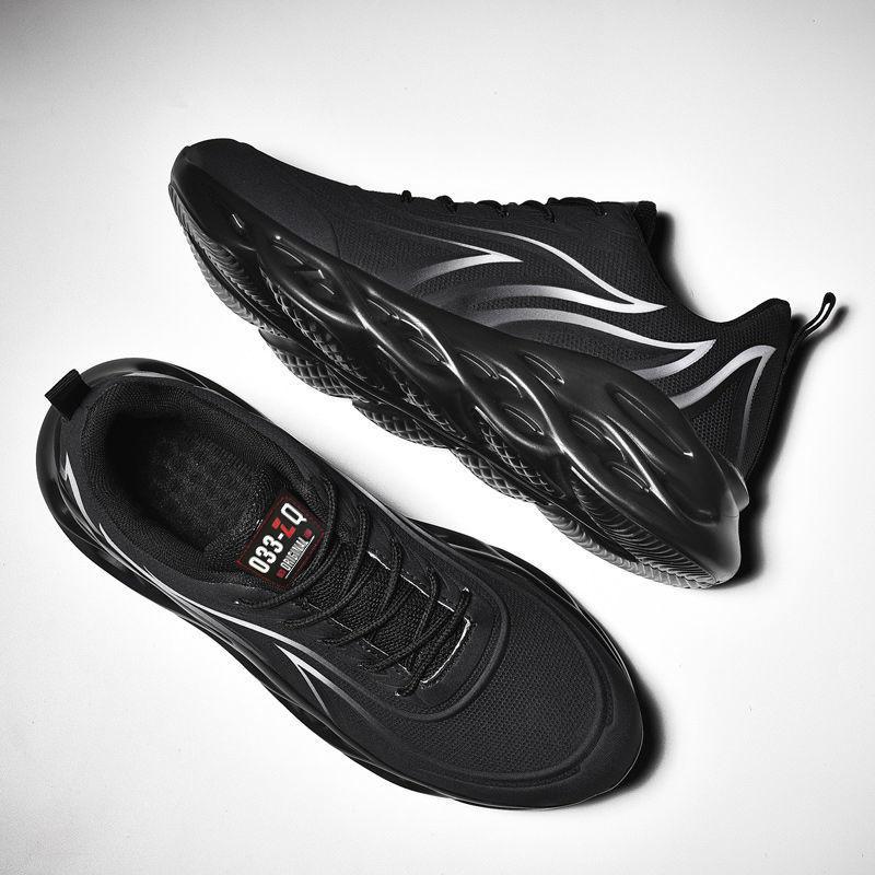 Men's Shoes Spring Casual Sports Shoes Men's Thick-soled All-match Casual Breathable Running Shoes