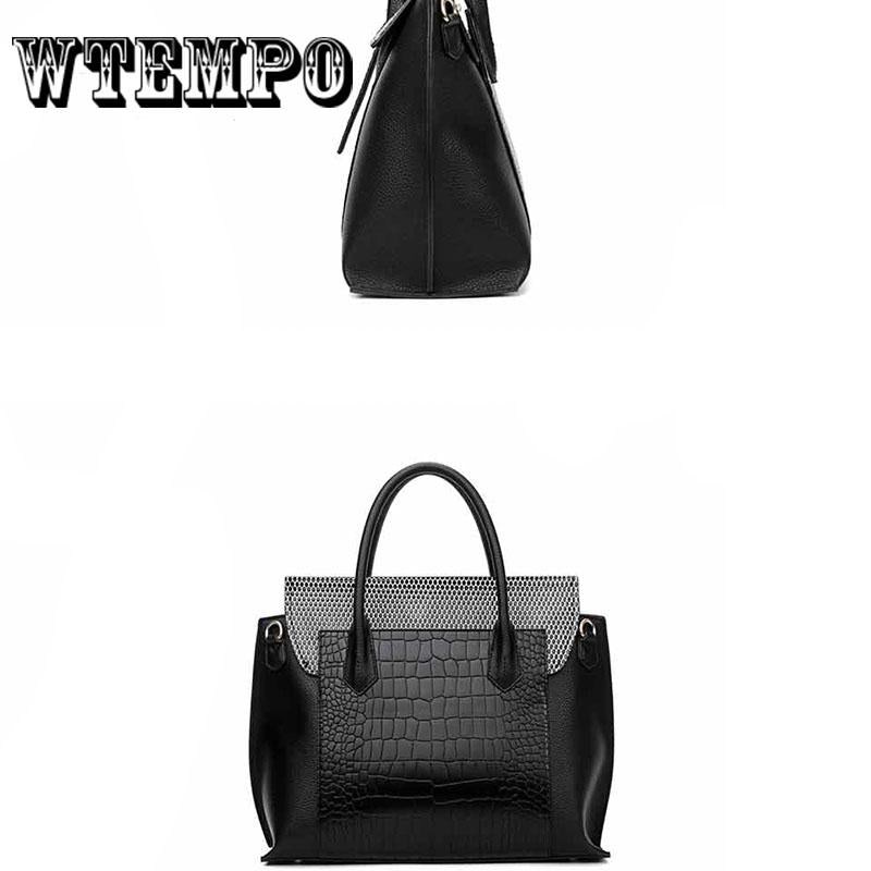 Women's Top Handle Handbags PU Leather Lady Shoulder Crossbody Bag Female Totes