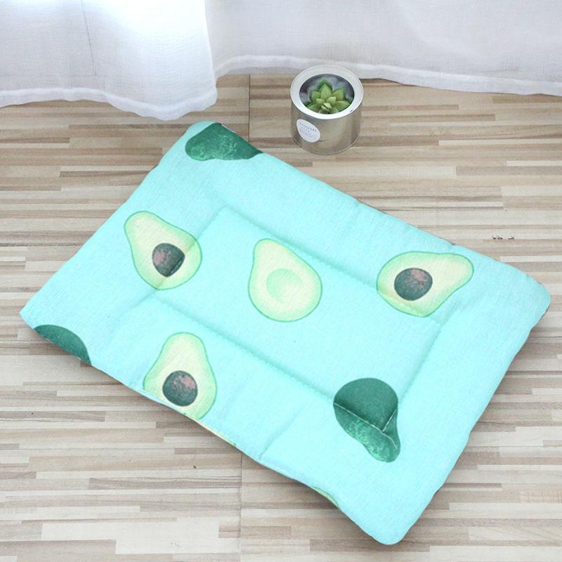 Pet Pad Four Seasons Universal Cat Dog Universal Mats Wear-resistant Cotton Linen Pad Cartoon Breathable Mattress