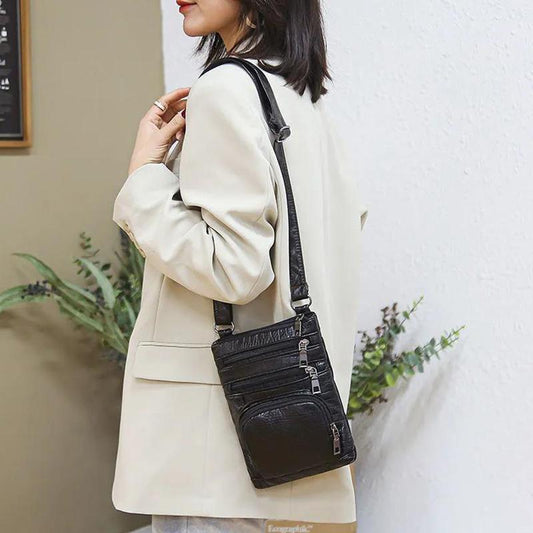Mobile Phone Bag Female Messenger Mini Small Bag Wild Coin Purse Fashion Soft Leather Shoulder Bag