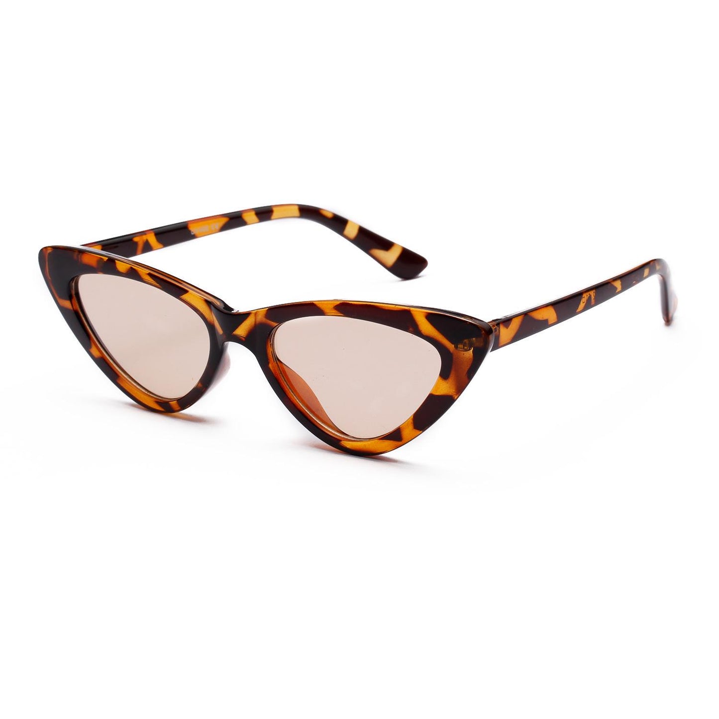 WTEMPO Cat Eye Transparent Glitter Sunglasses Women's Sunglasses Men's Glasses