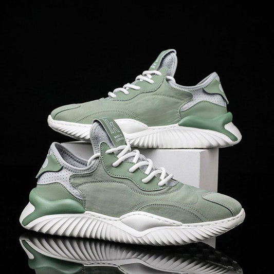 2021 Spring Summer Men's Breathable Sports Shoes All-match Sports Leisure Mesh Panel Shoes Men's Running Shoes