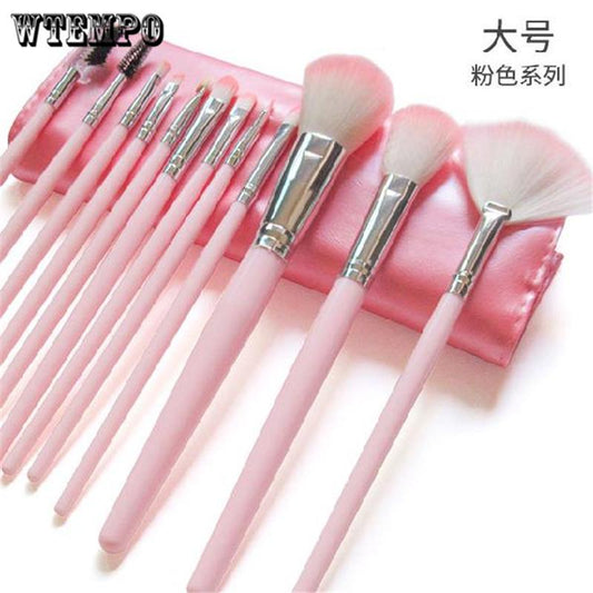 12Pcs Unicorn Glitter Makeup Brushes Set Diamond Crystal Handle Brushes Set Beauty Tool Kit