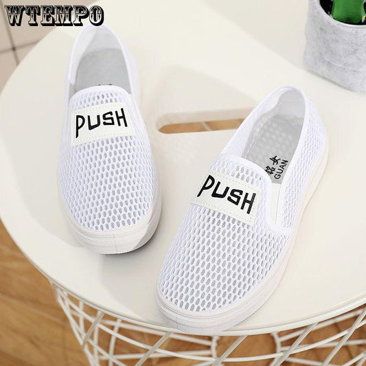 Summer Breathable Mesh Shoes Shoes Women's Shoes Students Flat Casual Shoes