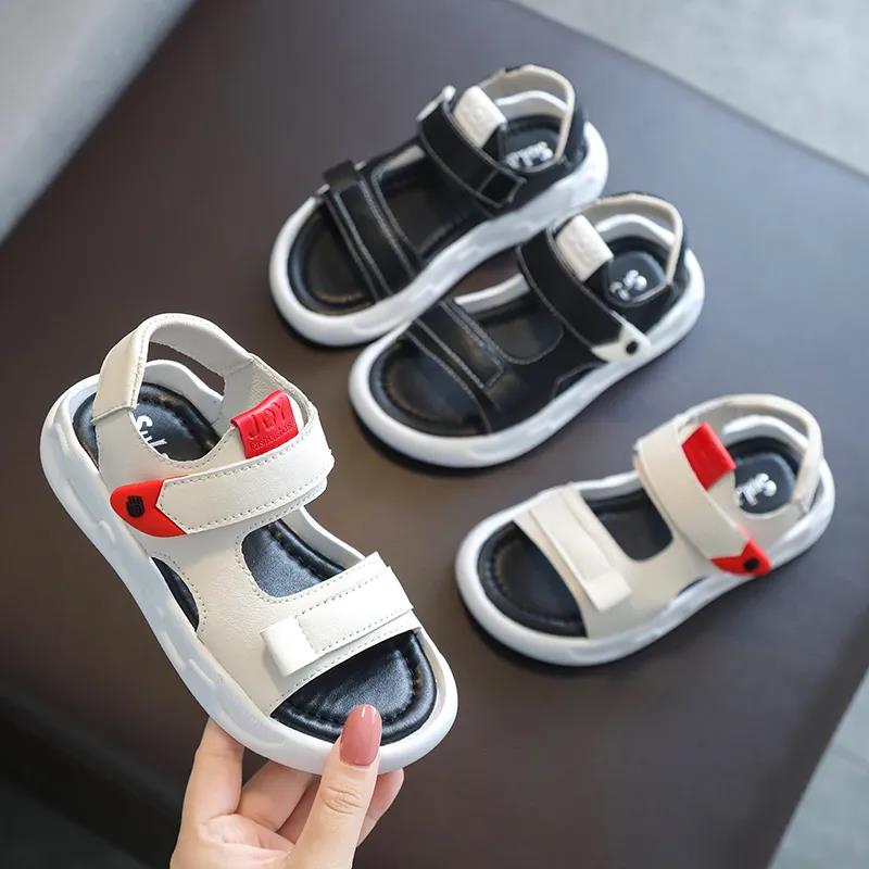 Boys Sandals In Summer Soft Sole Outdoor Light Sandals Big Boys Anti-slip Flat Casual Sandals