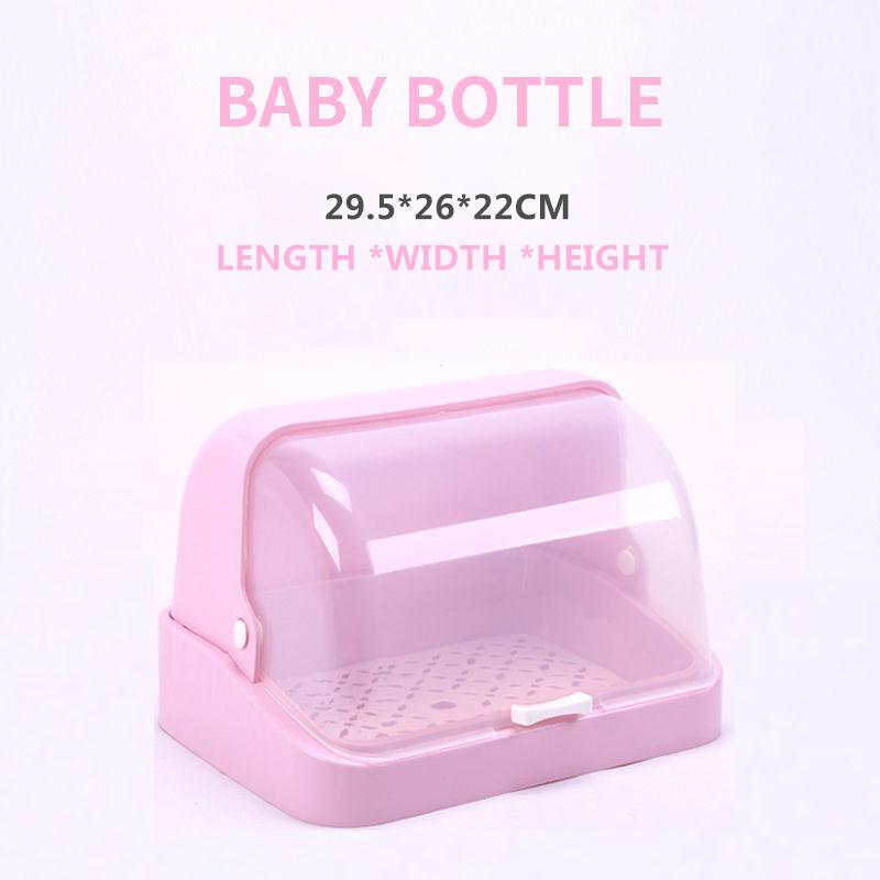 Tea Cup Tableware Storage Box Dust-proof Drain Cup Holder Milk Bottle Storage Household Tray Cup Holder Storage Rack Home Organizer