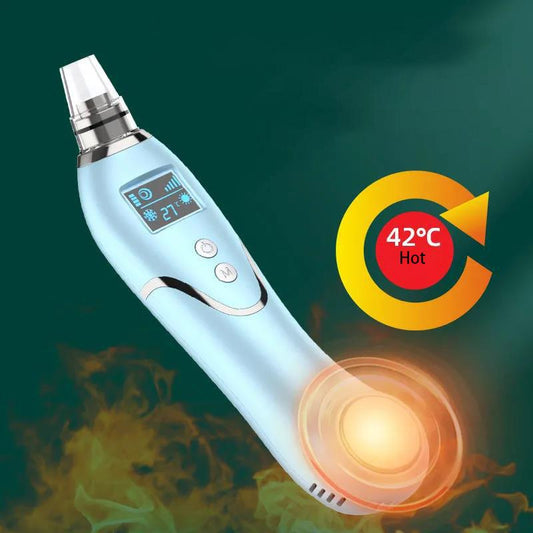 Acne Sucking Artifact Students To Remove Nasal Acne Blackheads Instrument Cleaner Hot-cold Acne Sucking Blackhead Electric