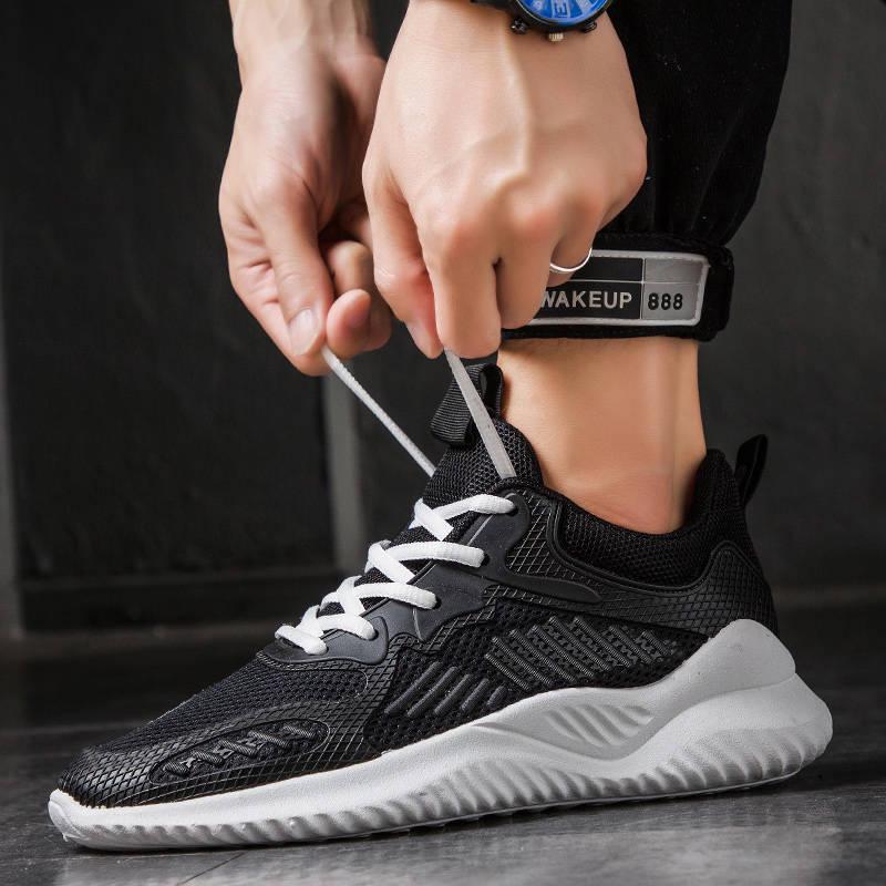 Men's sports shoes student casual running shoes men's net shoes breathable shoes trend Daddy shoes