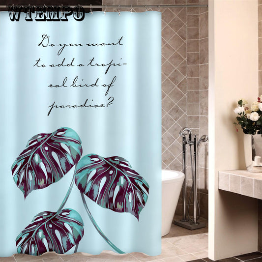 Curtain Waterproof Shower Curtains For Bathroom thickening impervious high drape bathroom