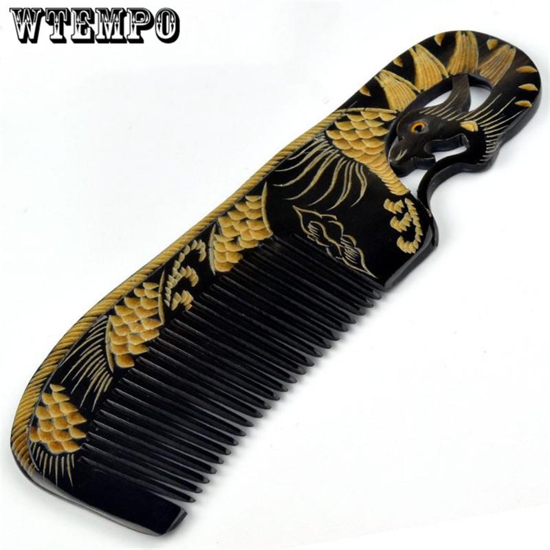 1 Pc Natural Peach Comb Close Anti-static Head Massage Hair Care Wooden Tools Beauty Accessories