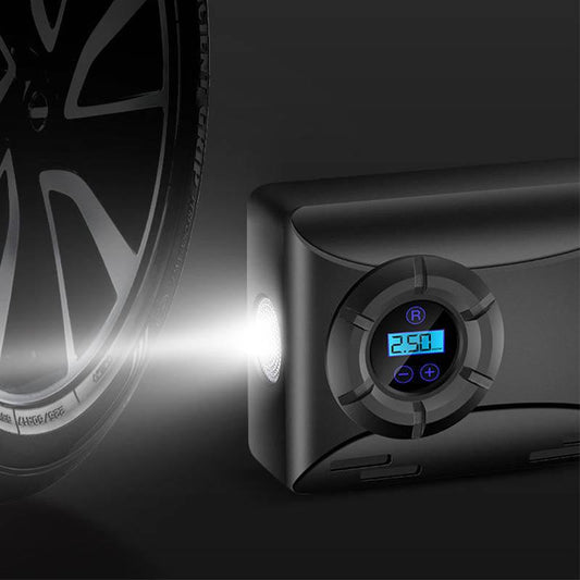 Electric Air Pump Car Car Tire High-power Portable Car Inflatable Pump Multi-function Belt Data Show Tire Pressure Detection Air Pump