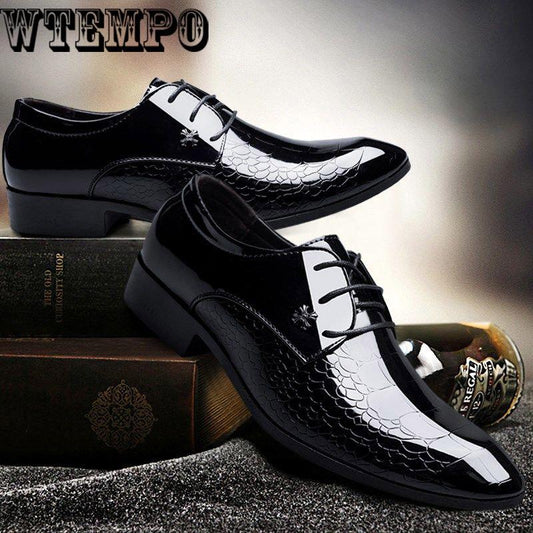 Business shoes, fashion, casual, lace-up shoes, men's shoes, spring and Winter, England