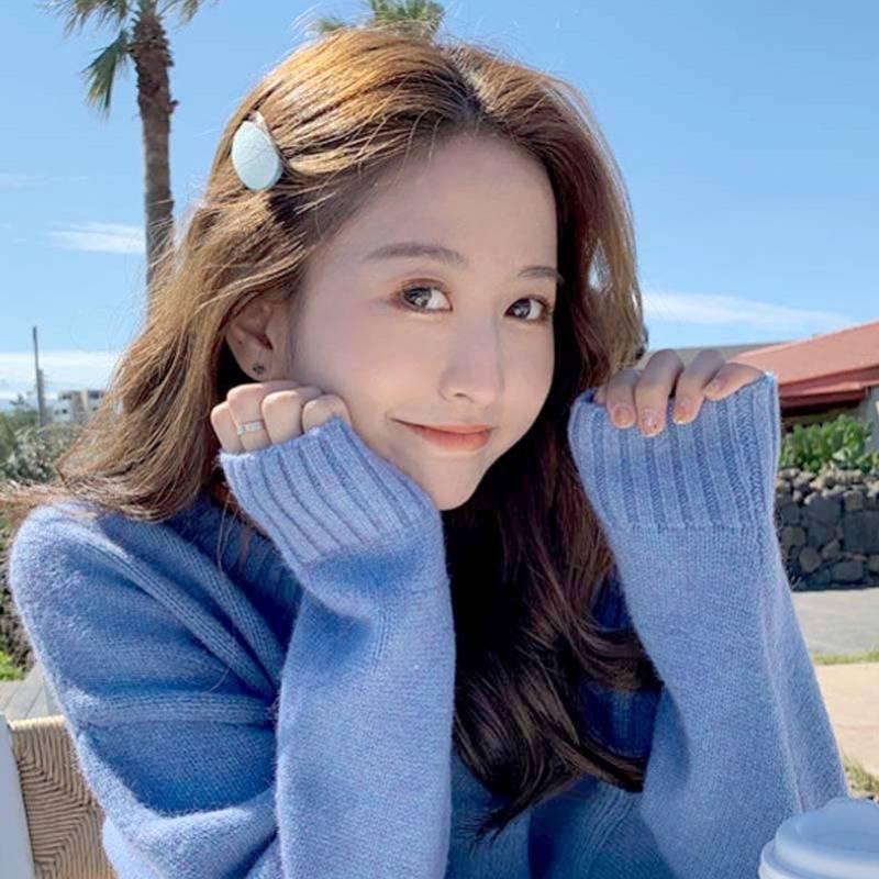 Pofulove Sweater Girl Student Loose Autumn Winter Small Fresh Pullover Bottoming Sweaters Women