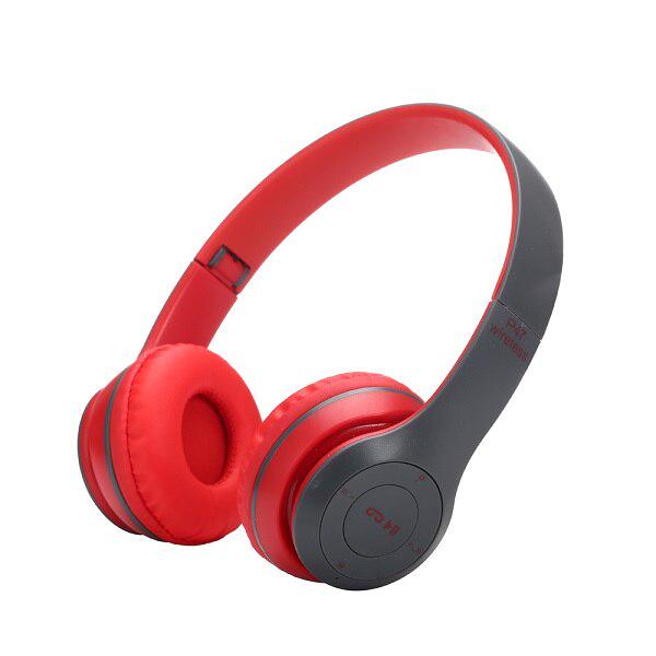 Wireless Bluetooth Headset Quality Stereo Foldable Gaming Headphone with Mic for PC Mobile Phone Mp3