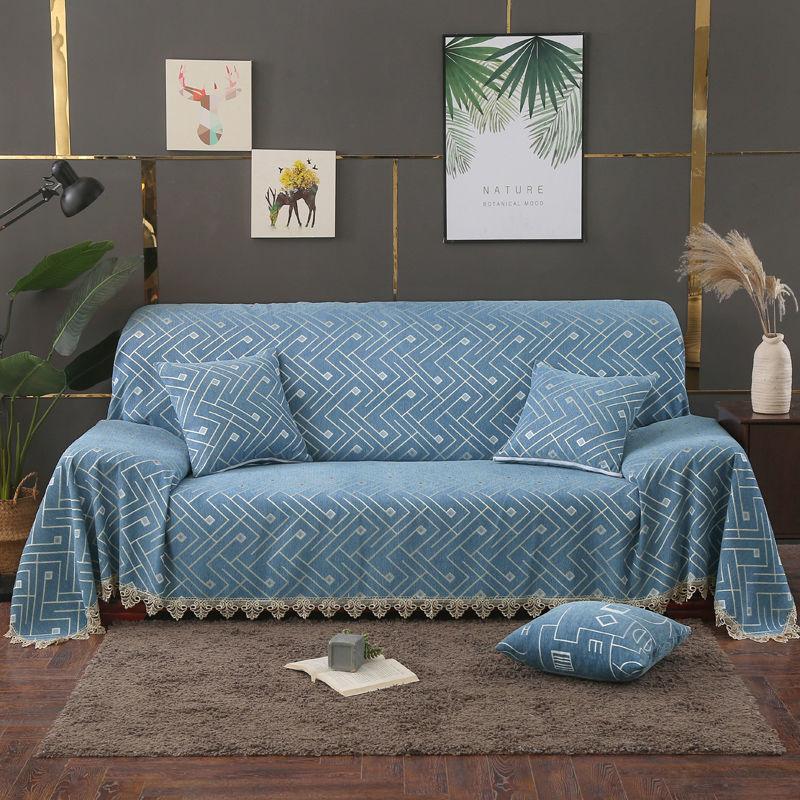 Sofa Towel Full Cover Cloth Nordic Lazy All Inclusive Universal Cover Cover Universal Sofa Protective Cover Sofa Blanket Dustproof Cloth