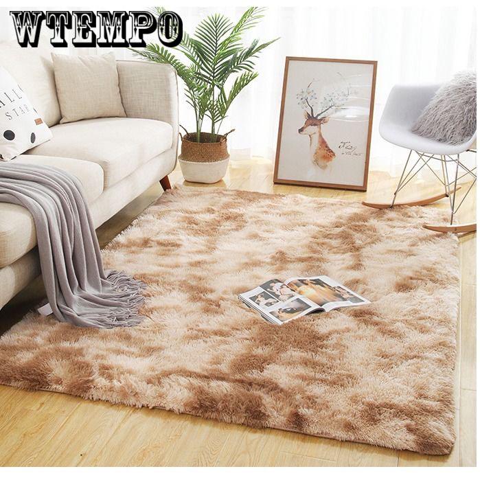 Fluffy Carpet White Faux Sheepskin Wool Carpet Decor Carpet Living Room Bedroom Balcony Mat