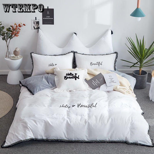 Home textile Digital printing Fashion zebra Duvet Cover bedding sheet pillowcase