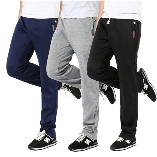 Men's Fall Winter Casual Thick Sports Pants Loose Large Size Casual Steetwear Trousers Straight-leg Pants Elatic Waist Drawstring Plus Velvet Pants