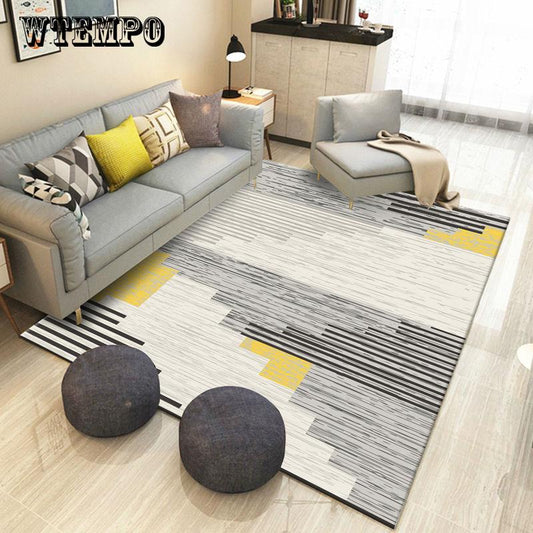 Geometric printed Carpets Simple fashion Bedroom living room carpet Home Large Area Rugs