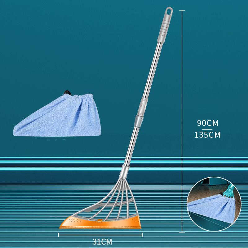 Household Sweeping Broom Non-stick Hair Broom Broom Soft Rubber Mop Bathroom Shaving