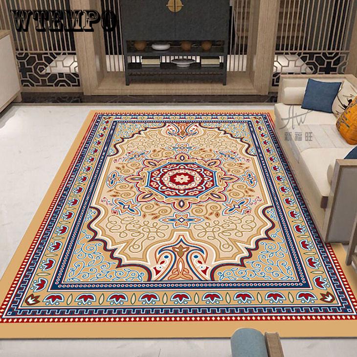 European Style Home Decoration Carpet Comfortable Living Room Anti-slip Geometric Carpets