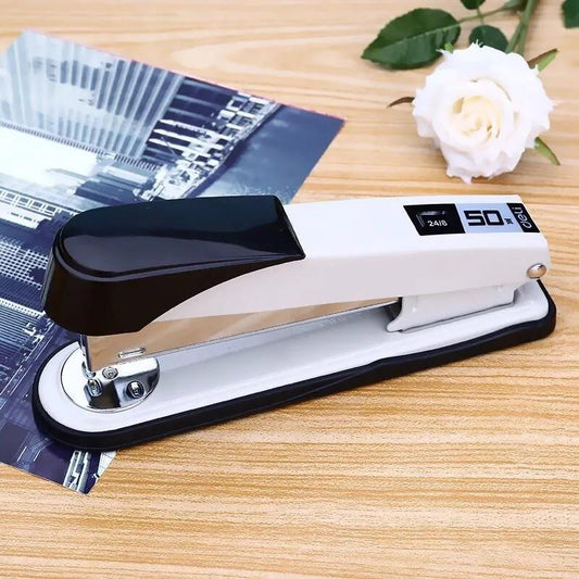 Metal Stapler 50 Pages Large Heavy-duty Thickening No. 12 Stapler Suitable for Office