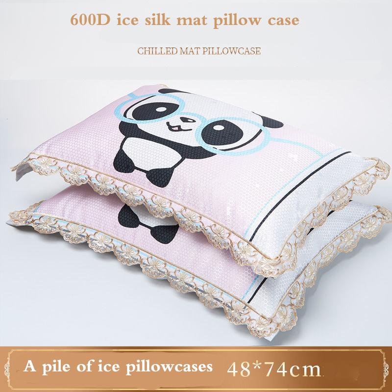 A Pair of Genuine Ice Silk Pillowcases Can Be Machine Washable