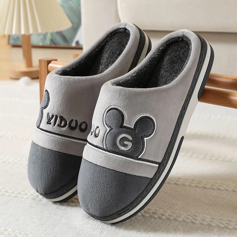 Women Winter Home Slippers Casual House Shoes Warm Plush Ladies Fashion Indoor Flats Woman Slipper Footwear New