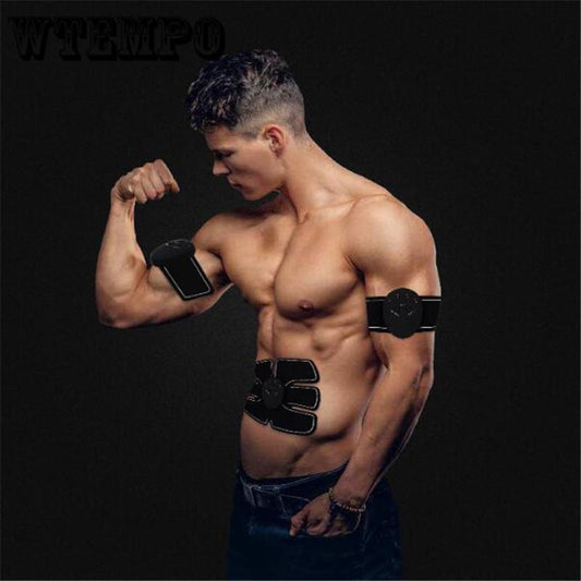USB Charging EMS Trainer Muscle Stimulator Trainer Smart Fitness Abdominal Training Loss Slimming