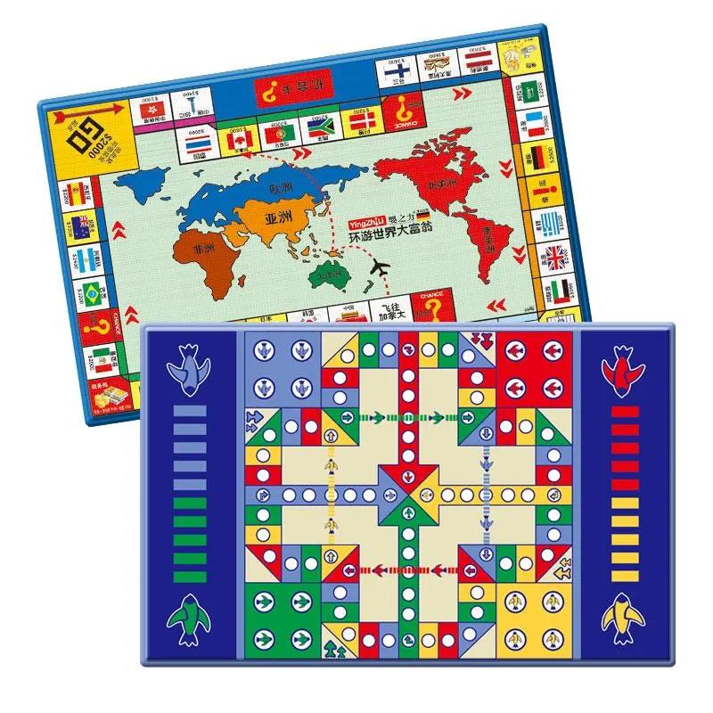 Children's Oversized Checkers Carpet Adult Game Chess Puzzle Board Game Carpet