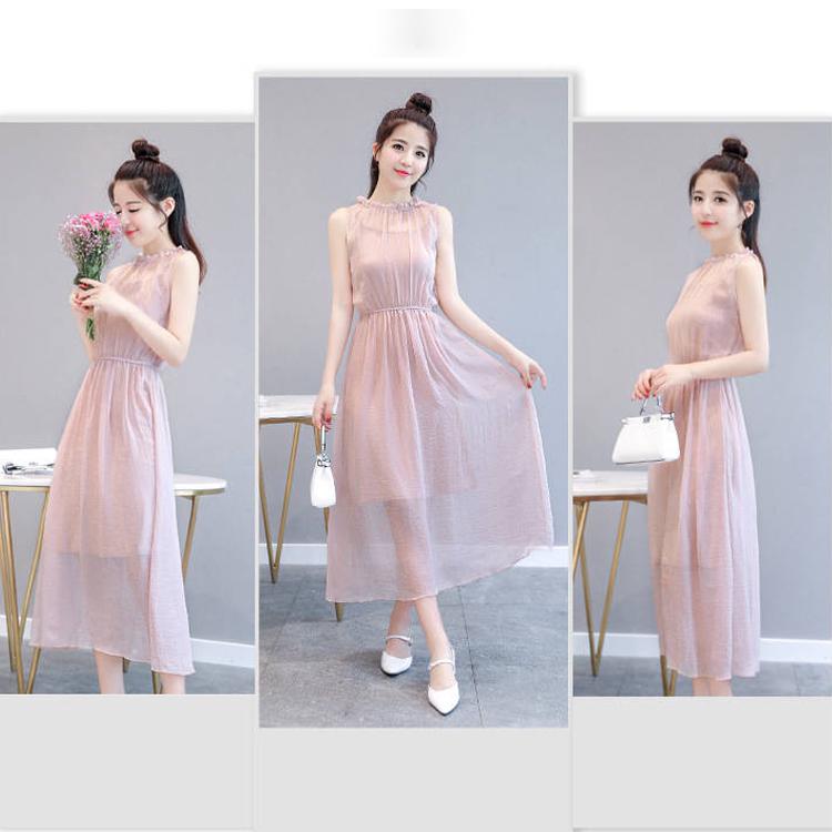 Pink Chiffon High Low Party Dress Summer Women Dresses Strapless Dress Sleeveless Party Gowns