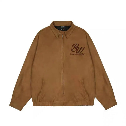 Jacket American Retro Street Embroidery Men and Women Loose INS Japanese Style Baseball Comfortable Big Size Thick Coat