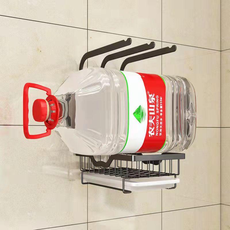 Dish Cloth Storage Rack Rag Rack Kitchen Shelf Free Perforated Countertop Wall-mounted Sponge Drain Rack Sink Sink with Drain Plate