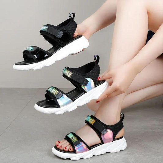 Summer Women's Soft-soled Sandals Sports Flat-soled Beach Women's Shoes