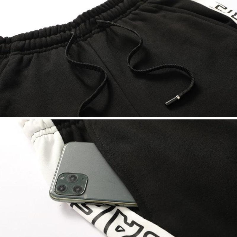 WTEMPO Youth Men Sports Suit Spring Campus Hooded Sportswear Pullover Suits Casual Loose Clothing