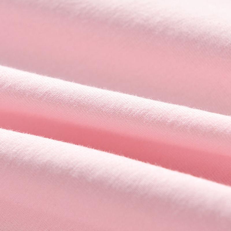 Summer Girls T-Shirts Peach Embroidery Lapel Tops Little Girls Casual T-Shirts