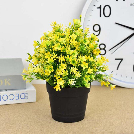 Fake Flowers Decoration Ornaments Artificial Flowers Plastic Potted Plants Small Bonsai Living Room Interior Coffee Table Desktop Wine Cabinet