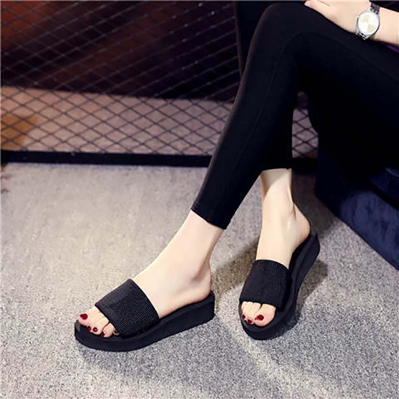 Women Sandals Slippers Women Flip Flops Women Shoes Women Flip Flops Students Indoor Summer Thick Outer Wear Fashion