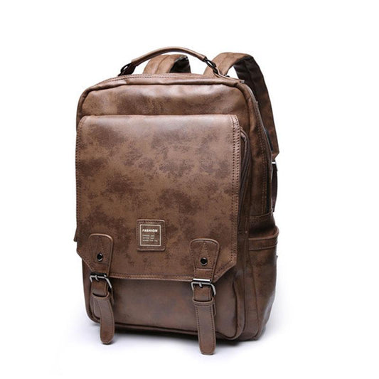 Retro Backpack Men USB Port Waterproof Outdoor Sports Travel Bags Student Book Computer Bag