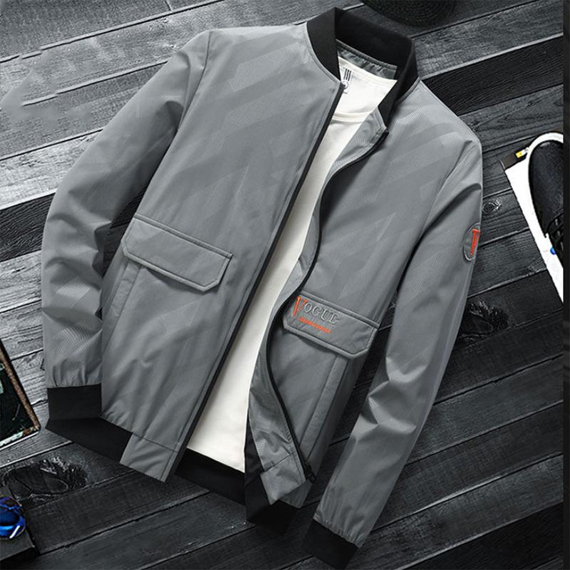 Jackets for Men Trendy Handsome Boy Upper Clothes Grown Youth Korean Style Autumn Jackets